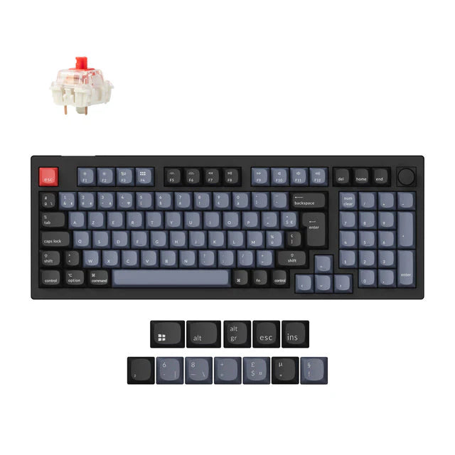Keychron V5 Max Wireless AZERTY 96% Rouge